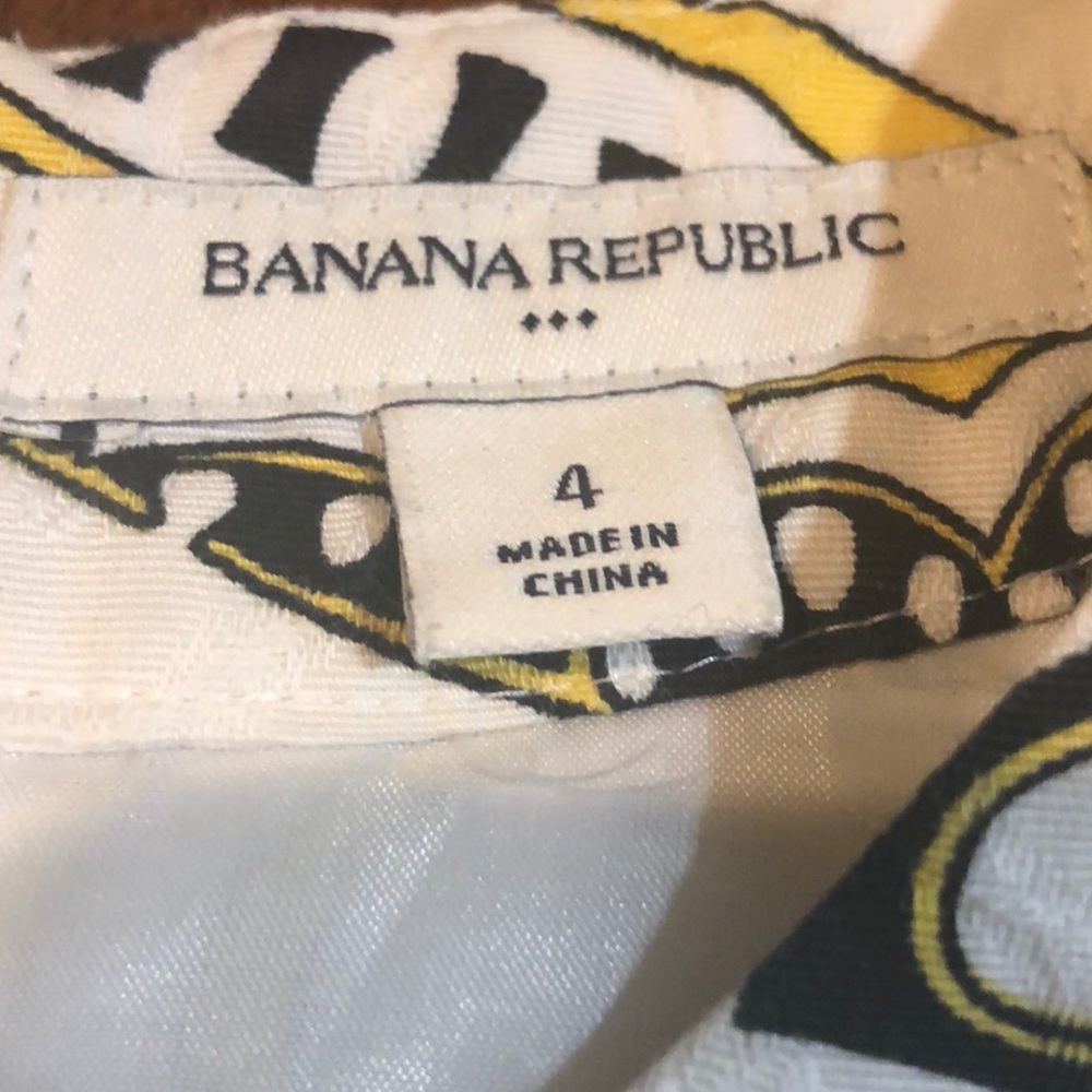 Banana Republic Paisley Sleeveless Sheath Dress Size 4 - Picture 5 of 7